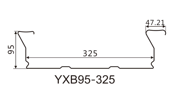 YXB95-325閉口樓承板