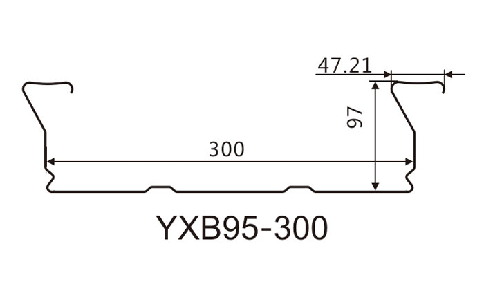 YXB95-300閉口樓承板
