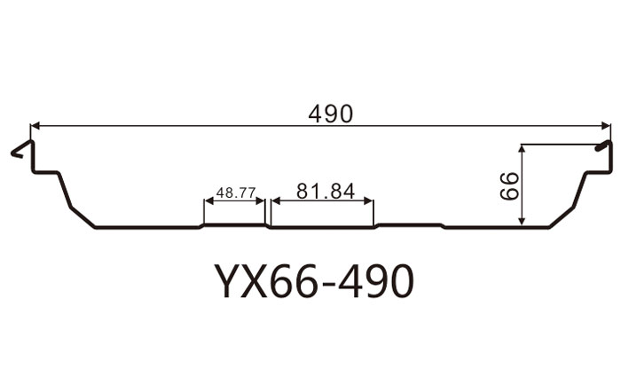 YX66-490屋面板