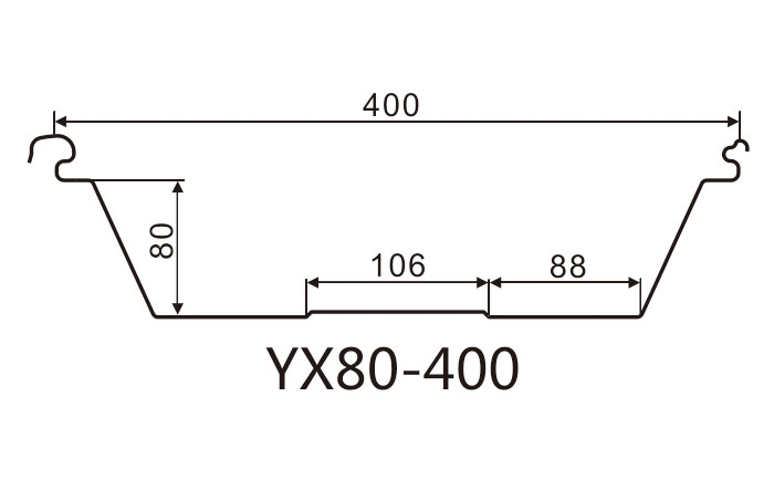 YX80-400屋面板