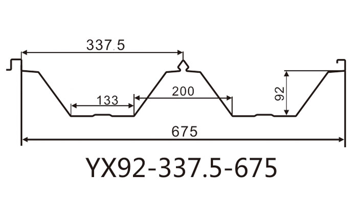 YX92-337.5-675屋面板