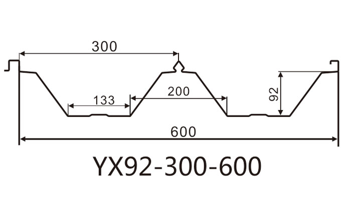 YX92-300-600屋面板