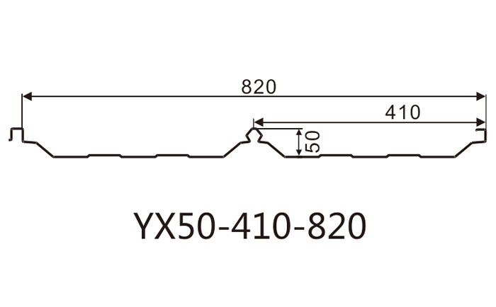 YX50-410-820屋面板