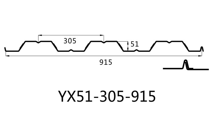 YX51-305-915開口樓承板