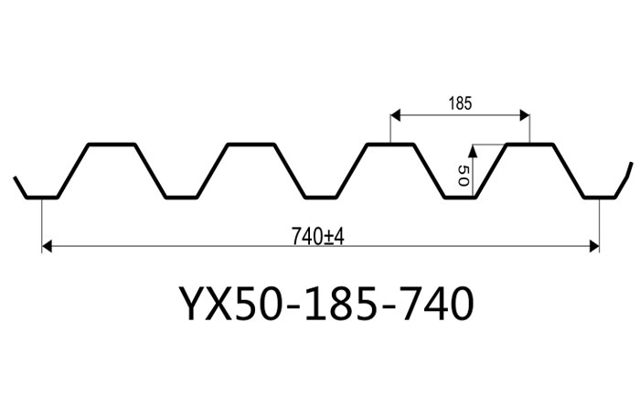 YX50-185-740開口樓承板