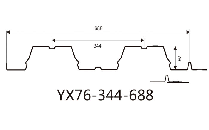 YX76-344-688開口樓承板