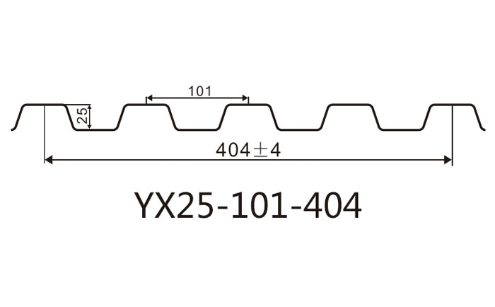 YX25-101-404開口樓承板